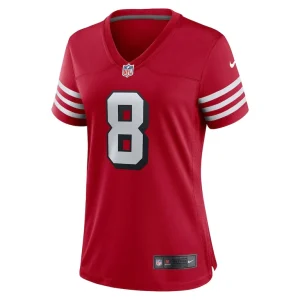 Steve young san francisco 49ers nike womens alternate game jersey Scarlet M
