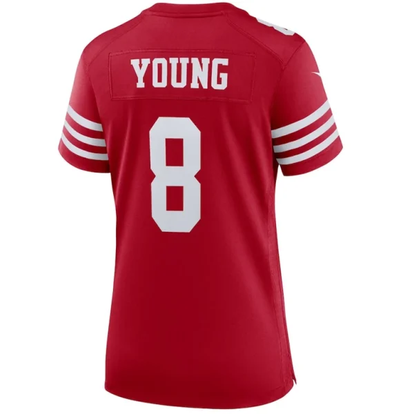 Steve young san francisco 49ers nike womens retired player game jersey Scarlet L