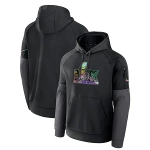 Super bowl lix nike fitness performance pullover hoodie Black