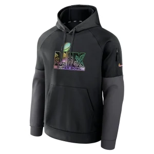 Super bowl lix nike fitness performance pullover hoodie Black M