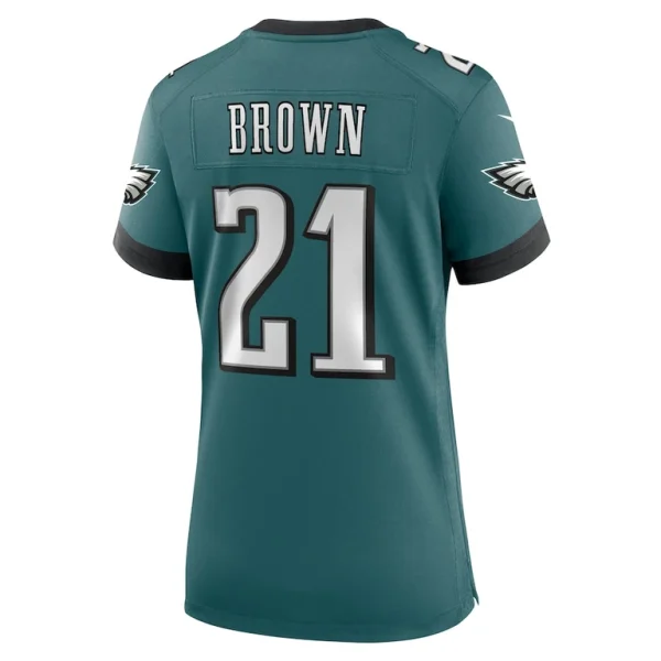 Sydney brown philadelphia eagles nike womens team game jersey Midnight green L
