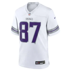 T.j. hockenson minnesota vikings nike alternate game player jersey White M