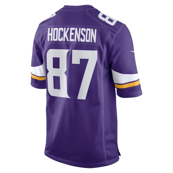 T.j. hockenson minnesota vikings nike game player jersey Purple L
