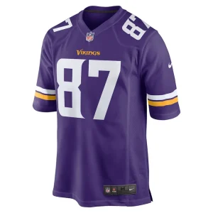 T.j. hockenson minnesota vikings nike game player jersey Purple M