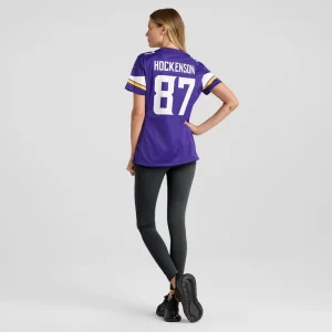 T.j. hockenson minnesota vikings nike womens game player jersey Purple 2XL