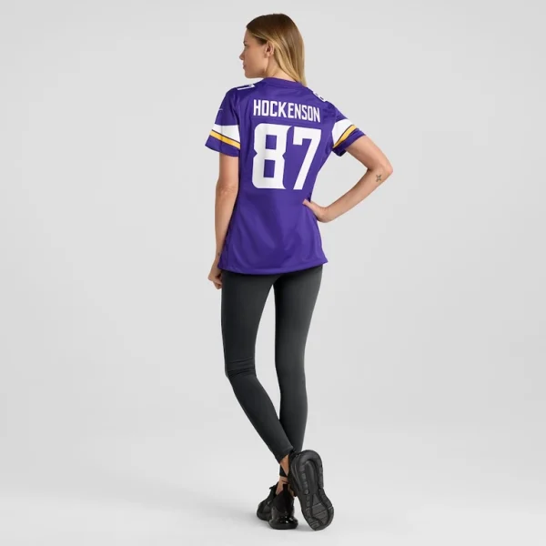 T.j. hockenson minnesota vikings nike womens game player jersey Purple 2XL