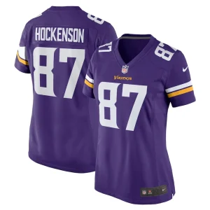 T.j. hockenson minnesota vikings nike womens game player jersey Purple