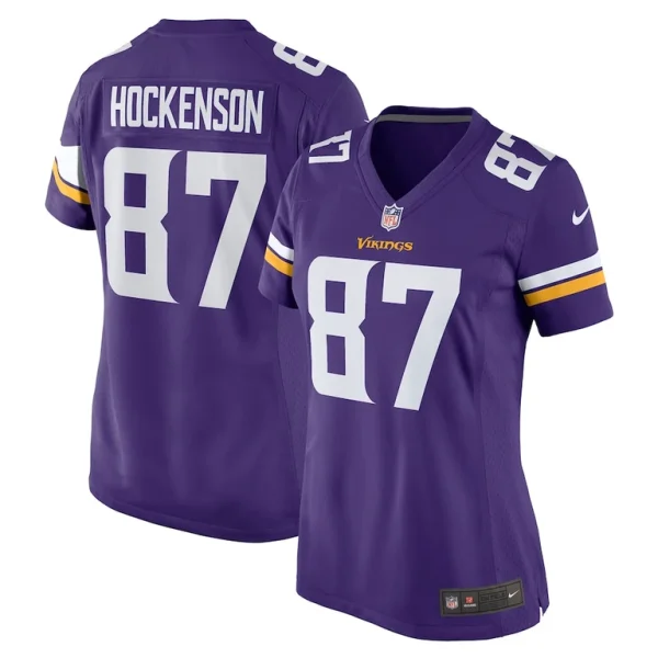 T.j. hockenson minnesota vikings nike womens game player jersey Purple