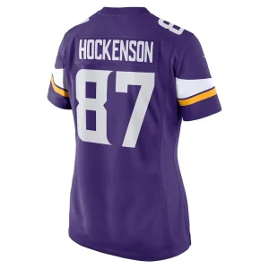 T.j. hockenson minnesota vikings nike womens game player jersey Purple L
