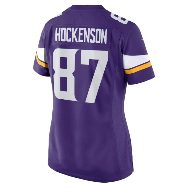 T.j. hockenson minnesota vikings nike womens game player jersey Purple L