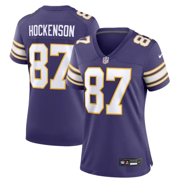 T.j. hockenson minnesota vikings nike womens player jersey Purple