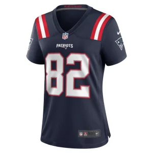 T.j. luther new england patriots nike womens team game jersey Navy M