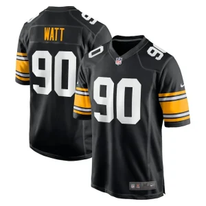 T.j. watt pittsburgh steelers nike alternate game jersey Black