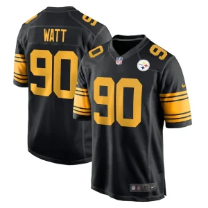 T.j. watt pittsburgh steelers nike alternate game jersey Black