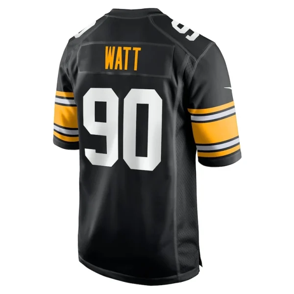 T.j. watt pittsburgh steelers nike alternate game jersey Black L