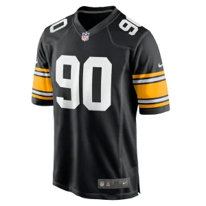 T.j. watt pittsburgh steelers nike alternate game jersey Black M