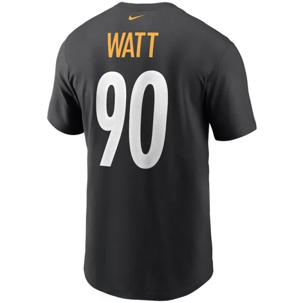 T.j. watt pittsburgh steelers nike name number t shirt Black L