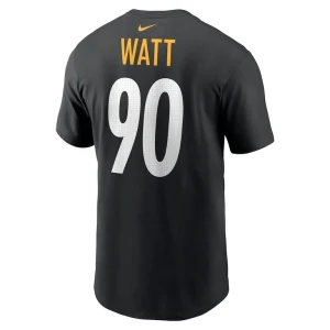T.j. watt pittsburgh steelers nike player name number t shirt Black L
