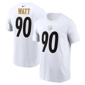 T.j. watt pittsburgh steelers nike player name number t shirt White
