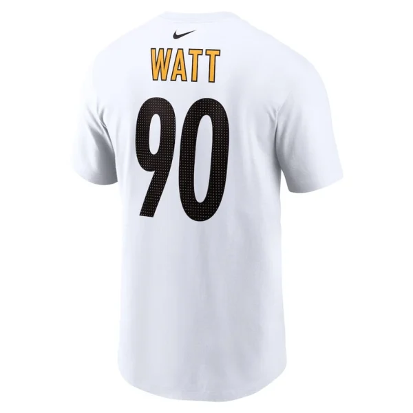 T.j. watt pittsburgh steelers nike player name number t shirt White L