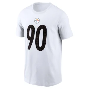 T.j. watt pittsburgh steelers nike player name number t shirt White M