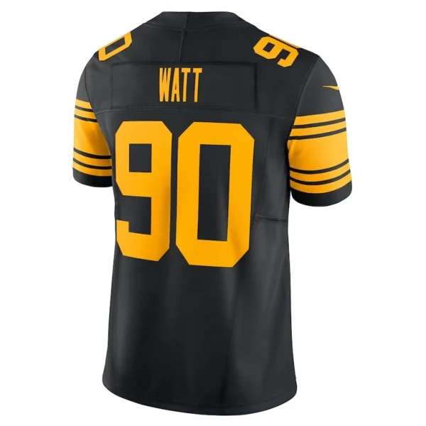 T.j. watt pittsburgh steelers nike vapor f.u.s.e. limited jersey Black L