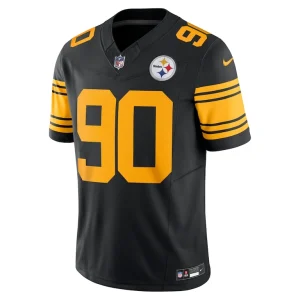 T.j. watt pittsburgh steelers nike vapor f.u.s.e. limited jersey Black M