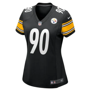 T.j. watt pittsburgh steelers nike womens game jersey Black M