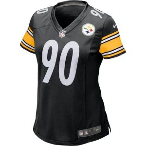 T.j. watt pittsburgh steelers nike womens game jersey Black M