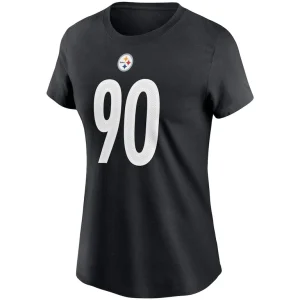 T.j. watt pittsburgh steelers nike womens name number t shirt Black M