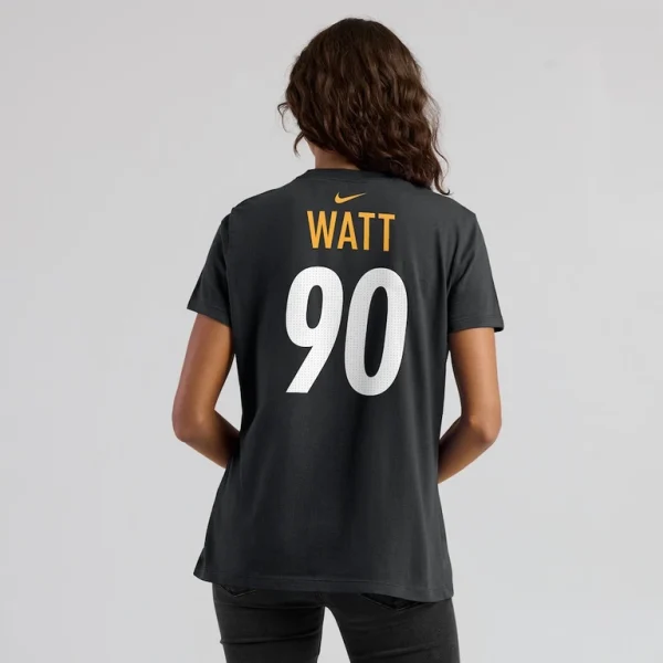 T.j. watt pittsburgh steelers nike womens player name number t shirt Black 2XL