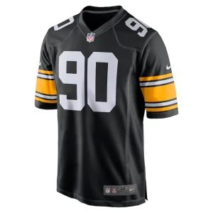 T.j. watt pittsburgh steelers nike youth game jersey Black Yth M