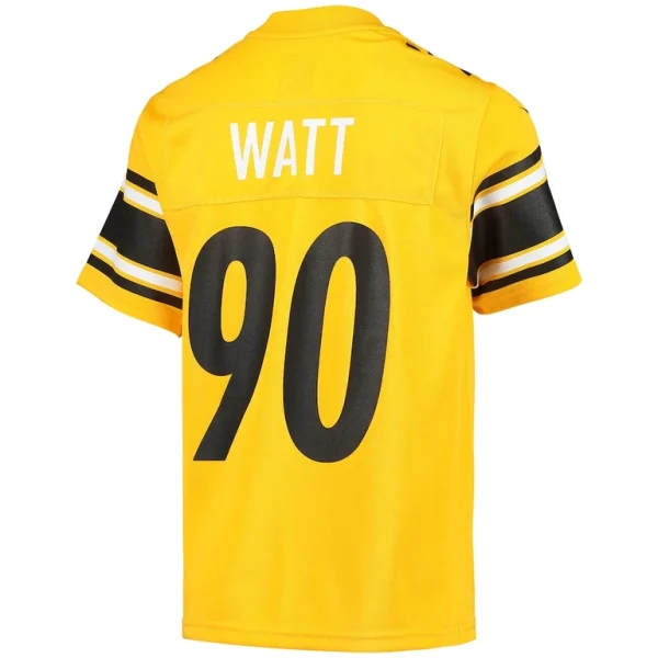 T.j. watt pittsburgh steelers nike youth inverted team game jersey Gold Yth L