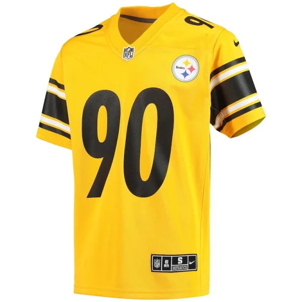 T.j. watt pittsburgh steelers nike youth inverted team game jersey Gold Yth M
