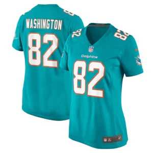 Tahj washington miami dolphins nike womens game jersey Aqua