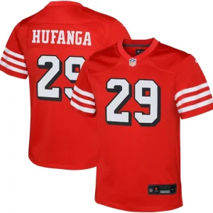 Talanoa hufanga san francisco 49ers nike youth game jersey Scarlet