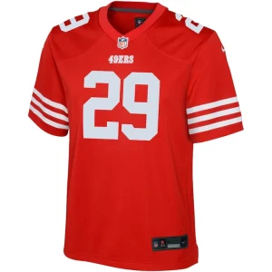 Talanoa hufanga san francisco 49ers nike youth game jersey Scarlet Yth M
