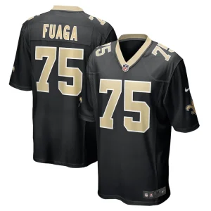 Taliese fuaga new orleans saints nike game jersey Black