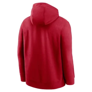 Tampa bay buccaneers nike 2024 nfc south division champions locker room trophy collection pullover hoodie Red L