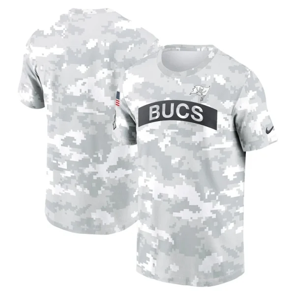 Tampa bay buccaneers nike 2024 salute to service performance t shirt Arctic camo