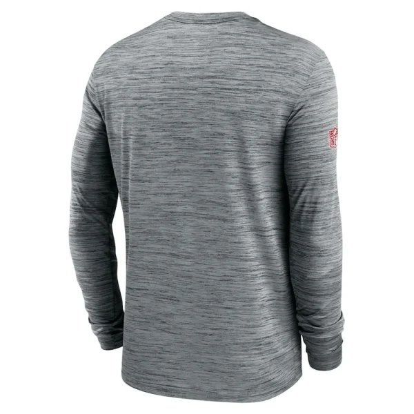 Tampa bay buccaneers nike 2024 sideline velocity performance long sleeve t shirt Gray L