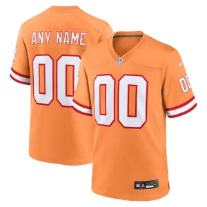 Tampa bay buccaneers nike custom throwback game jersey Orange