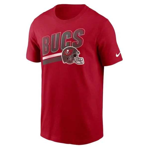 Tampa bay buccaneers nike essential blitz lockup t shirt Red M