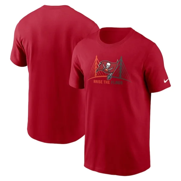 Tampa bay buccaneers nike essential local phrase t shirt Red