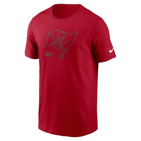 Tampa bay buccaneers nike faded essential t shirt Red M