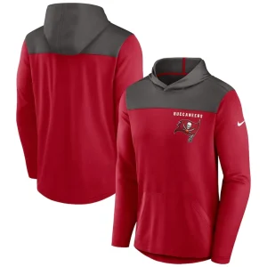 Tampa bay buccaneers nike fan gear pullover hoodie Red