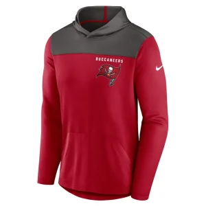 Tampa bay buccaneers nike fan gear pullover hoodie Red M