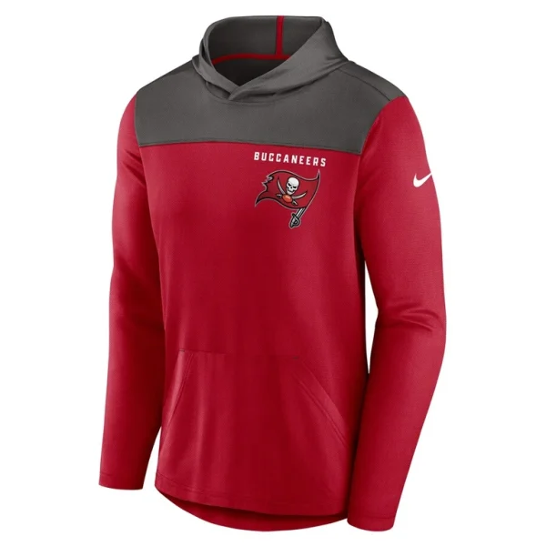 Tampa bay buccaneers nike fan gear pullover hoodie Red M
