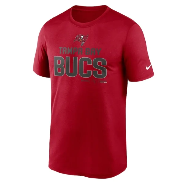 Tampa bay buccaneers nike legend community performance t shirt Red M