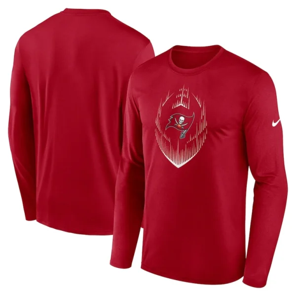 Tampa bay buccaneers nike legend icon long sleeve t shirt Red